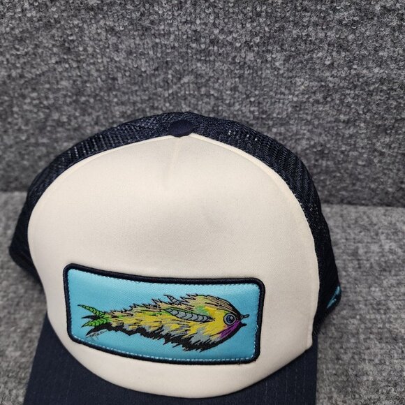 Costa Del Mar Game Changer Fly Fishing White OSFA Mesh Snapback Trucker Hat - Picture 3 of 10